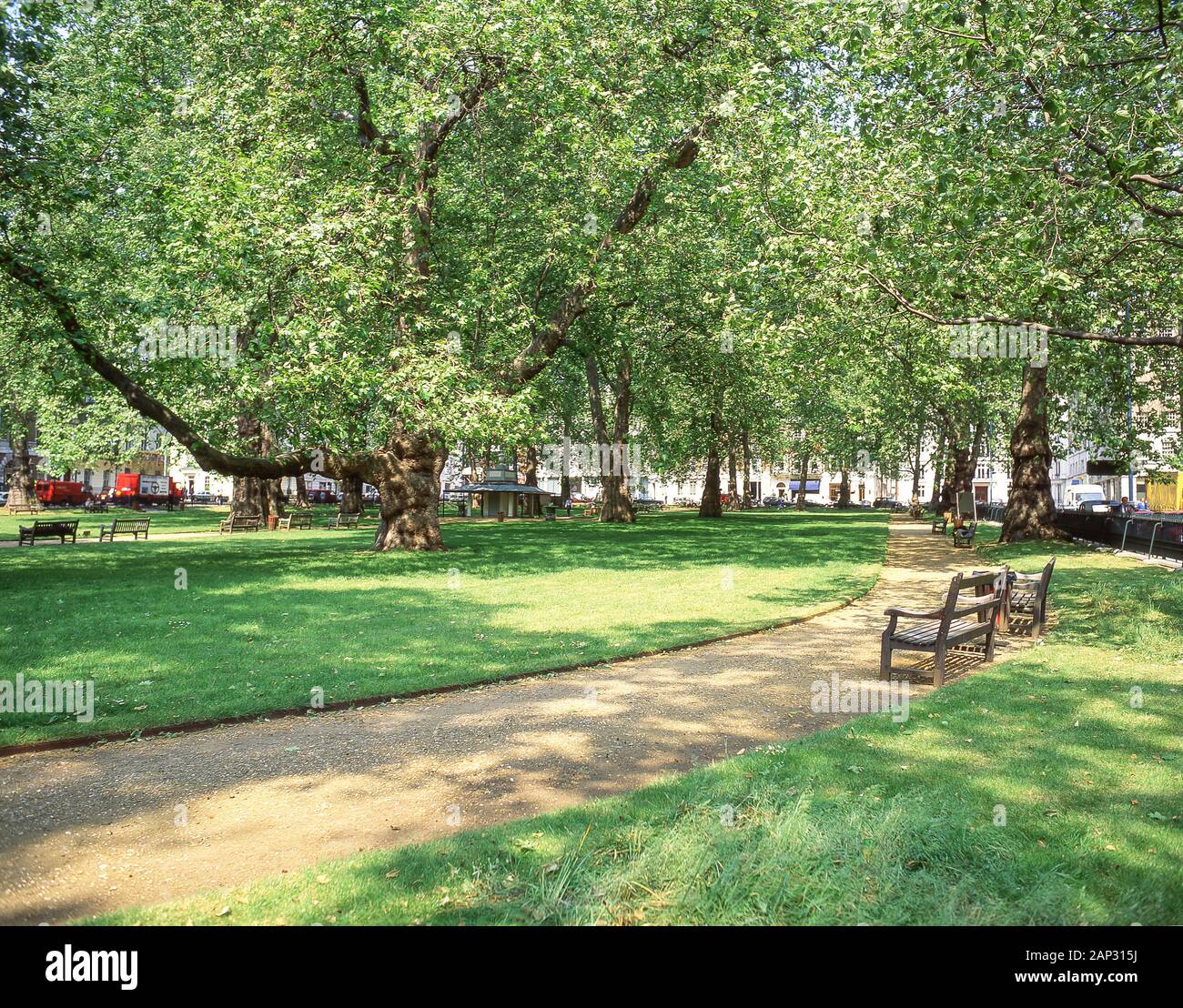 Berkeley Square, Mayfair, Westminster, London, England, Vereinigtes Königreich Stockfoto