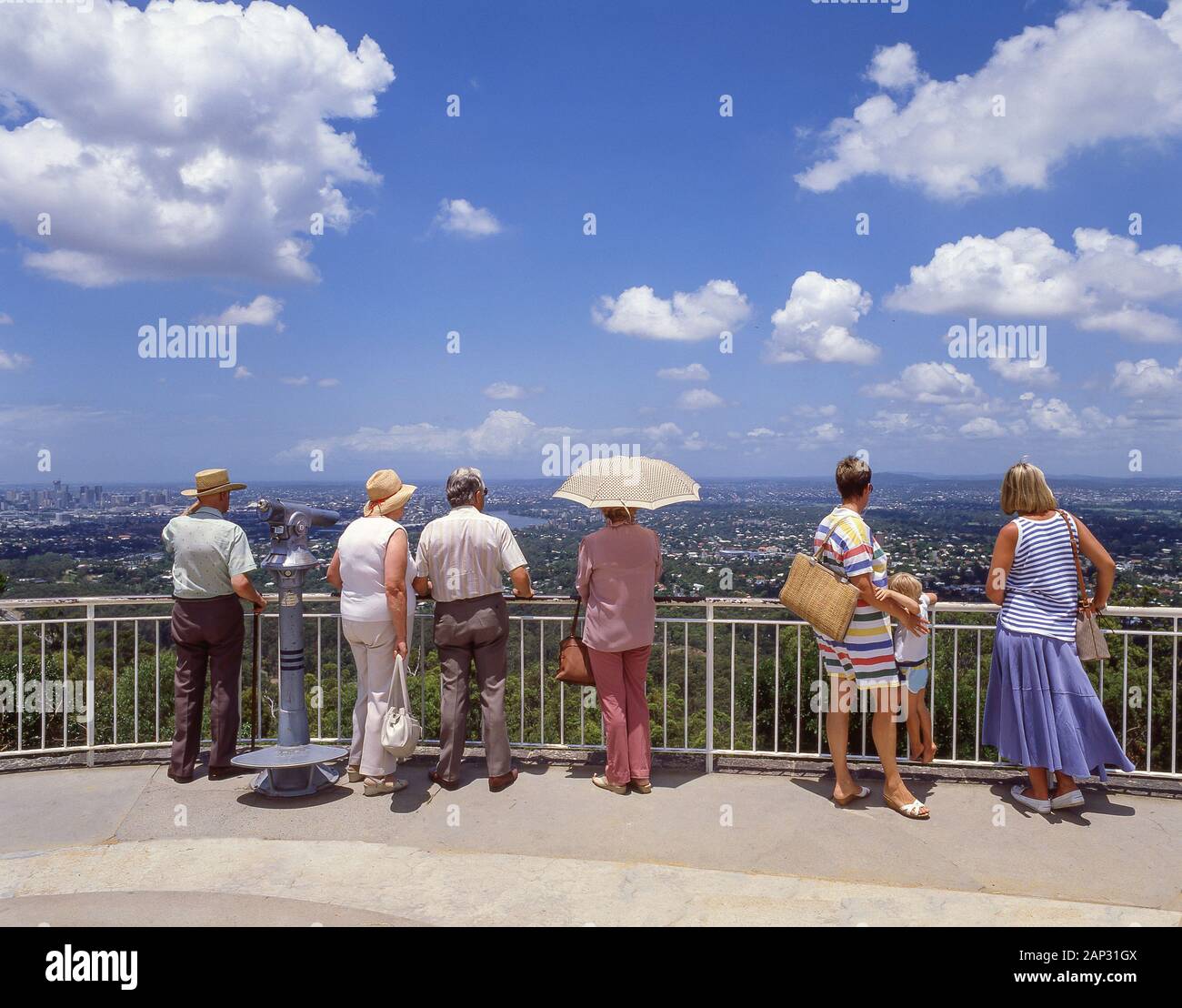 Brisbane Lookout, Mount Coot-tha, Toowong, Brisbane, Queensland, Australien Stockfoto