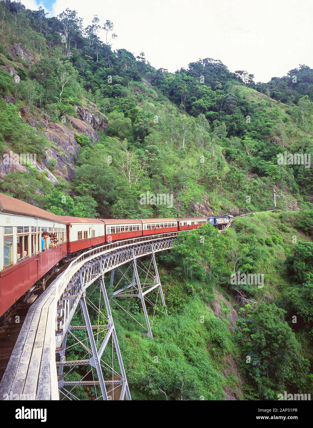 Kuranda Train, Kuranda, Mareeba, Queensland, Australien Stockfoto