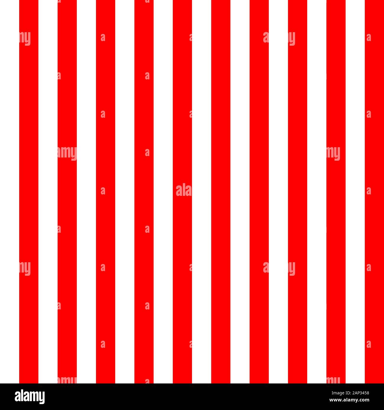 Rot gestreifte nahtlose Hintergrund. Vector Illustration. Rote Streifen auf weißem Hintergrund. Einfache minimale lineare Design. Stock Vektor