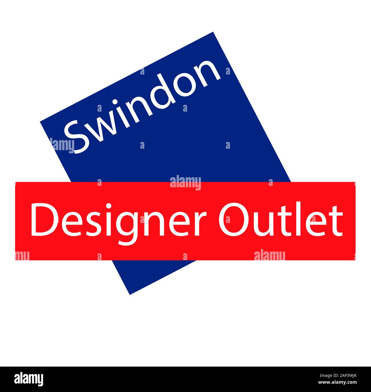 McArthur Glen Desiner Outlet Zeichen swindon Stockfoto