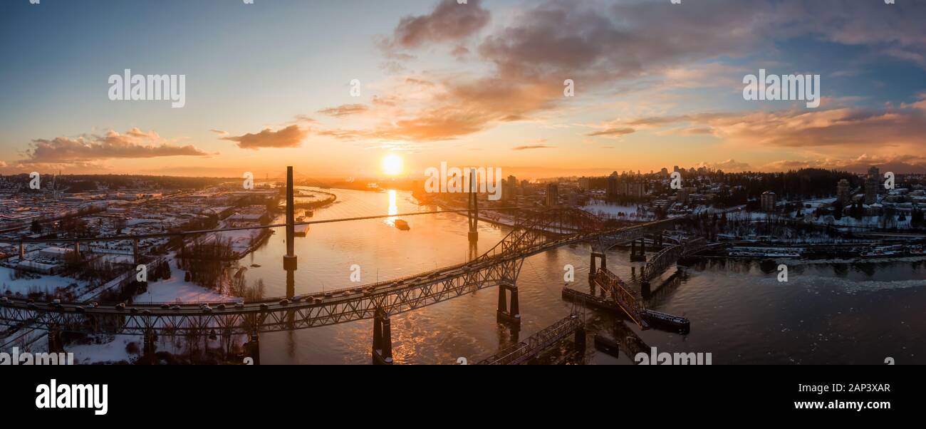 New Westminster, Vancouver, British Columbia, Kanada. Stockfoto