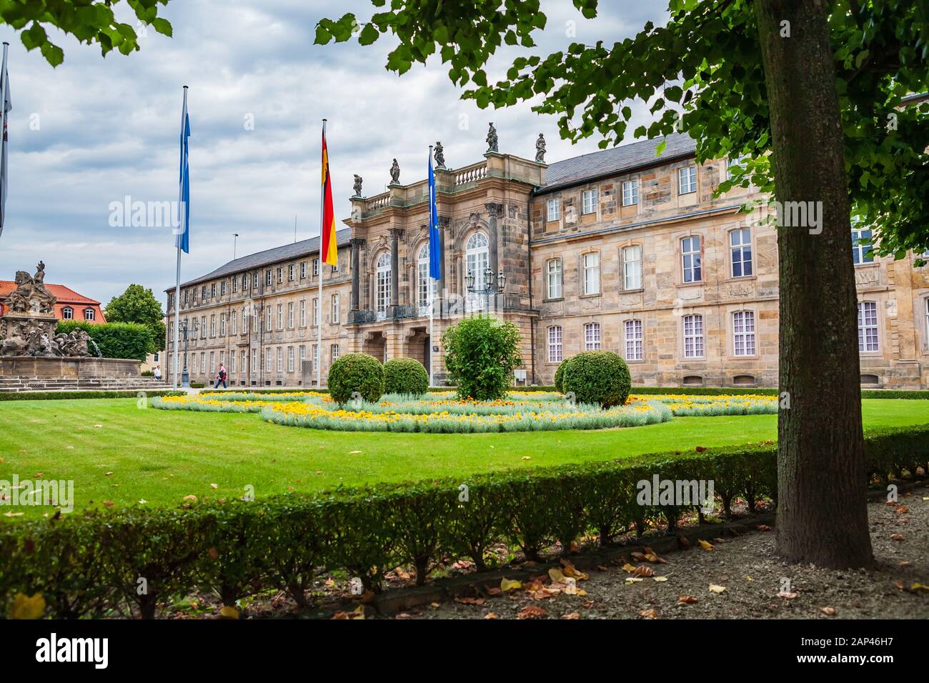 BAYREUTH, Deutschland - ca. Juli 2012: Stadt während der Richard-Wagner-Festival in Bayreut, Deutschland am Juli 2012. Stockfoto