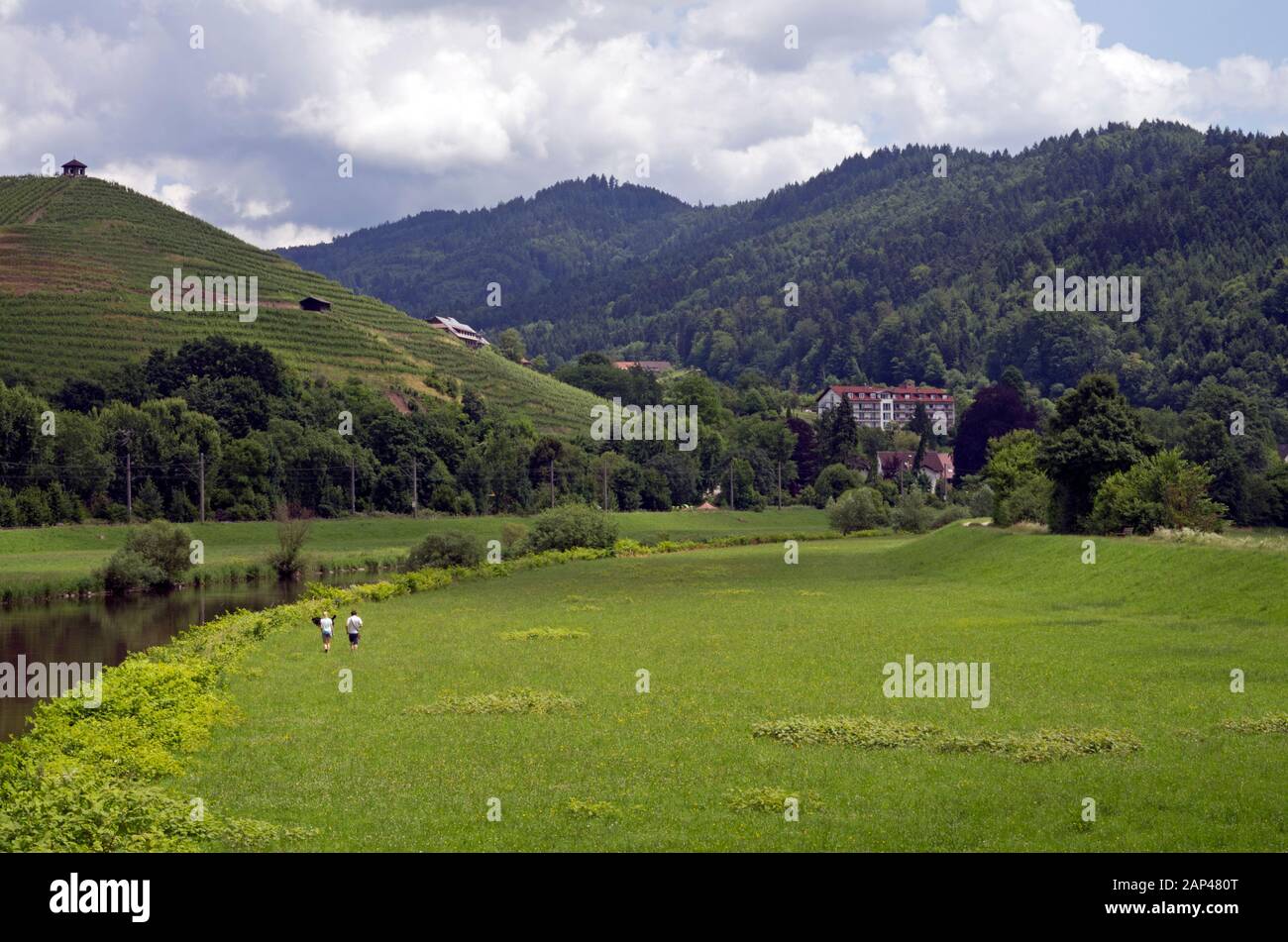 Gengenbach das Kinzigtal Stockfoto