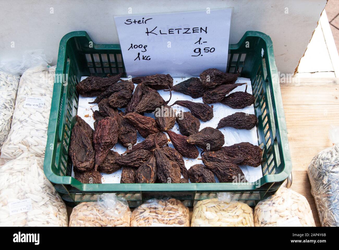Naschmarkt, Wien, Österreich. Stockfoto