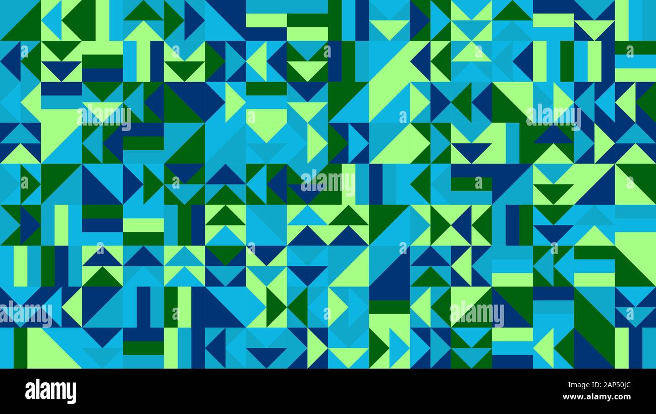 Mosaik Muster Desktop Hintergrund - abstrakte farbenfrohe vektor design Stock Vektor