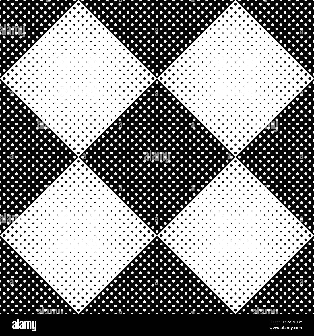 Geometrische Kreis Muster Hintergrund Design - Monochrom abstract Vector Illustration Stock Vektor