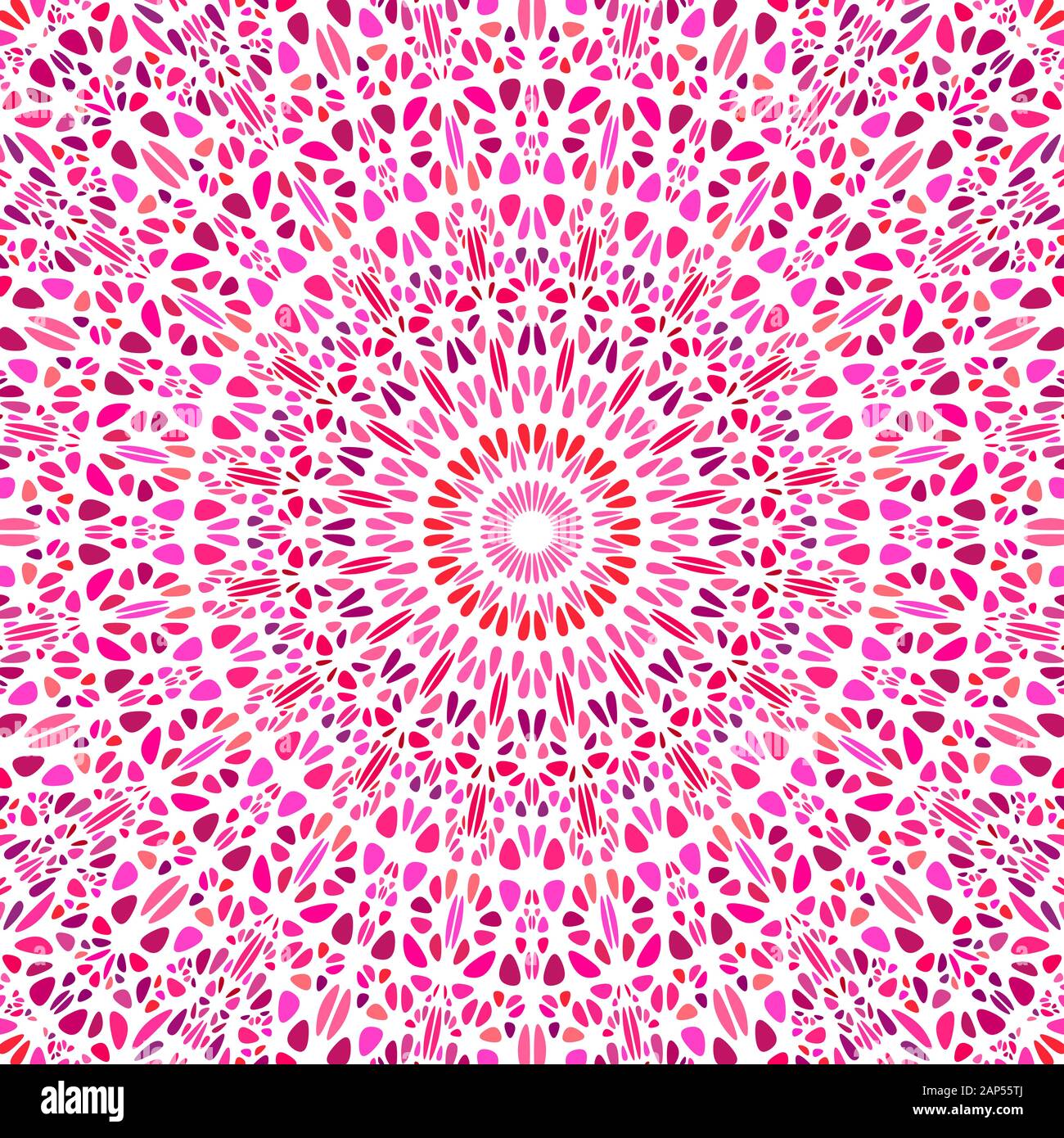 Geometrische Blütenblatt ornament Muster mandala Hintergrund-hypnotischen Bunte, mit Blumenmustern abstract Vector Illustration mit gebogenen Steine Stock Vektor