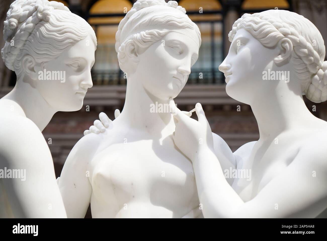 Canova, Thorvaldsen. Die Geburt der modernen Skulptur, Galerie d'Italia ist die Ausstellung, die von der Banca Intesa Sanpaolo und der Fondazione Auto erstellt Stockfoto