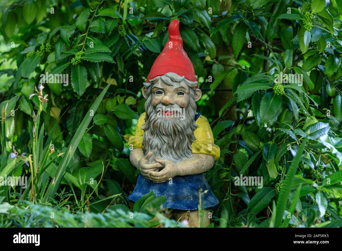 Frankreich, Indre et Loire, Loire Anjou Touraine Regionalen Naturpark, Lemere, Chateau du Rivau Gärten, der Foret Enchantee, Garten/Gnome/Frankreich, Ind Stockfoto