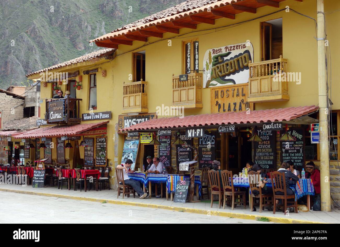 Ollantaytambo, Provinz Urubamba, Region Cusco, Peru, Südamerika Stockfoto