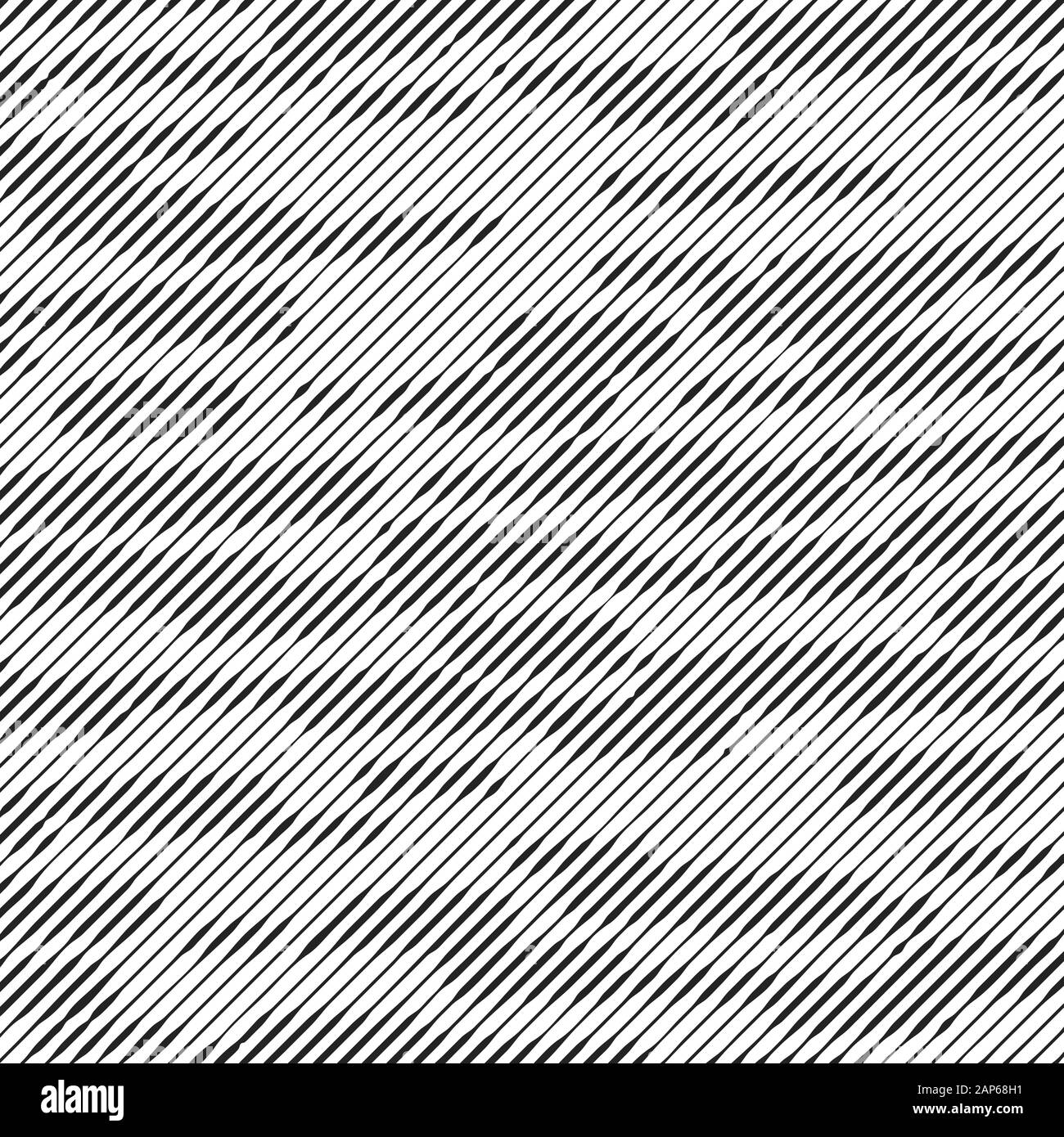 Diagonale Linien mit unterschiedlicher Breite und Form. Halbton gefleckten Hintergrund. Vector Illustration. Stock Vektor