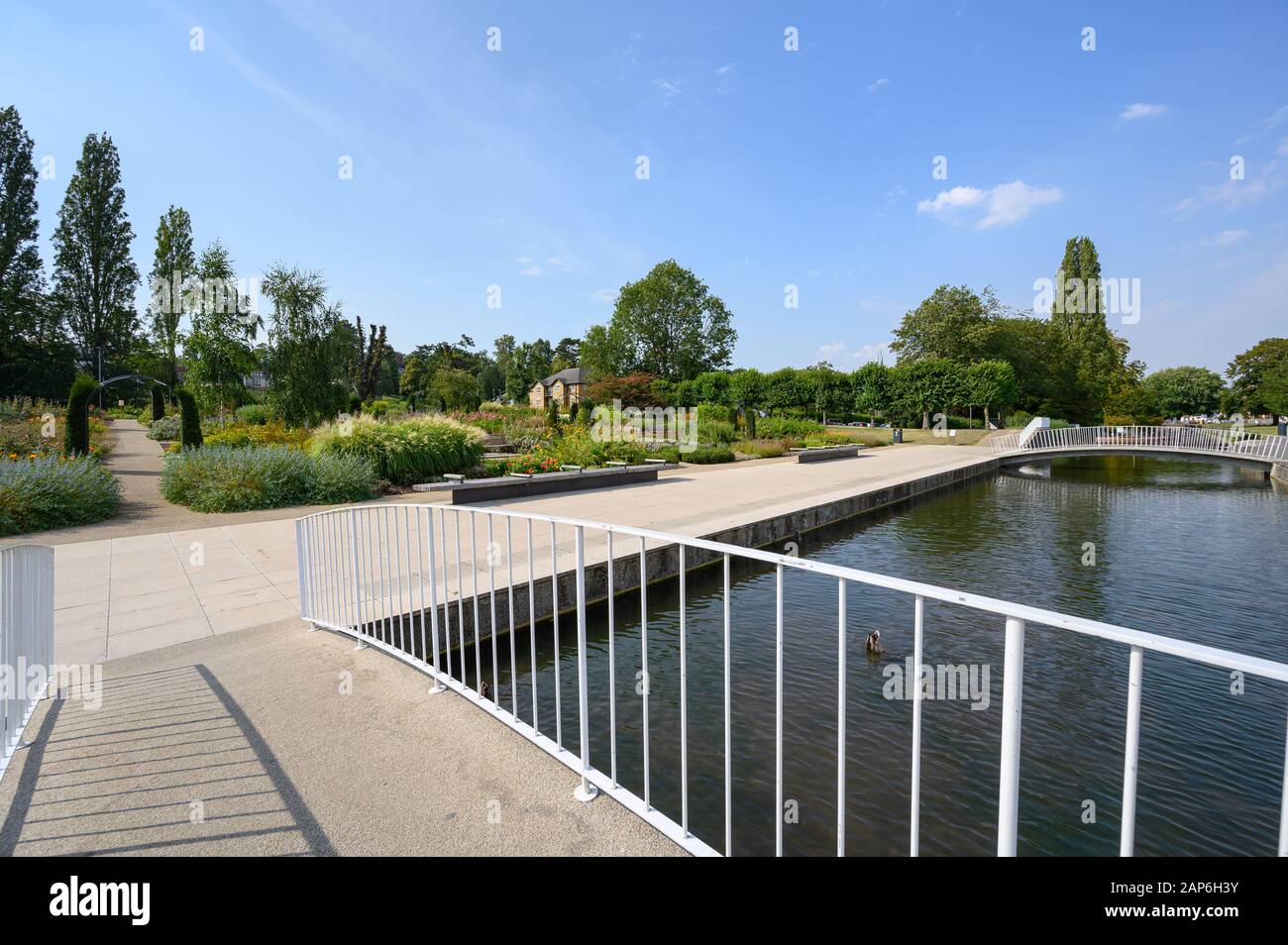 Wassergärten, Hemel Hempstead Stockfoto