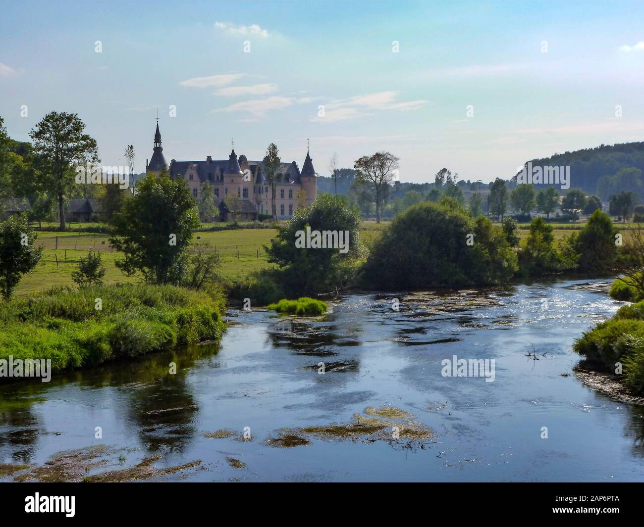 Schloss von faing an der Ardennen, Belgien Stockfoto