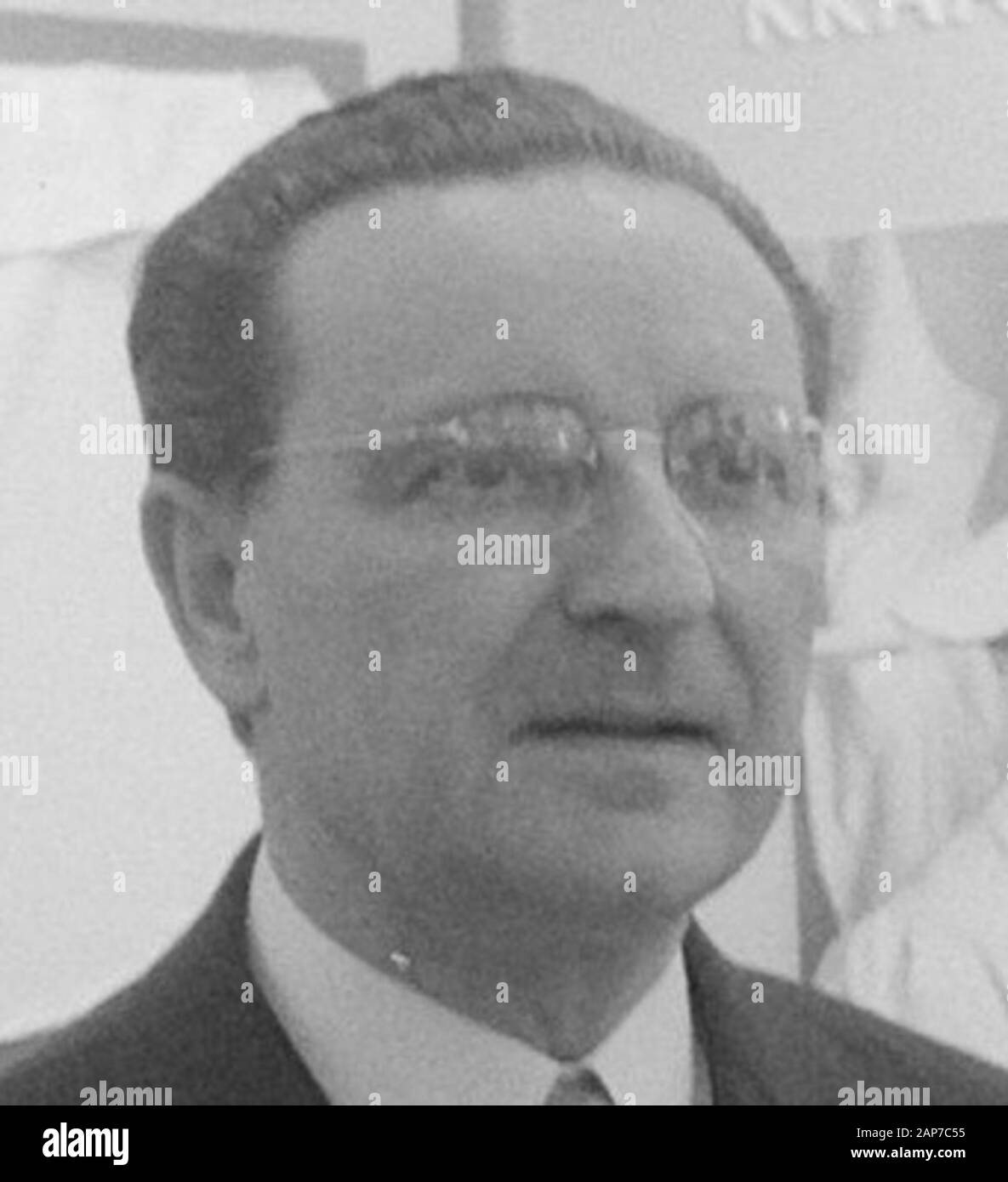 Minister für Soziale Angelegenheiten und Gesundheit Charles van Rooy; Stockfoto