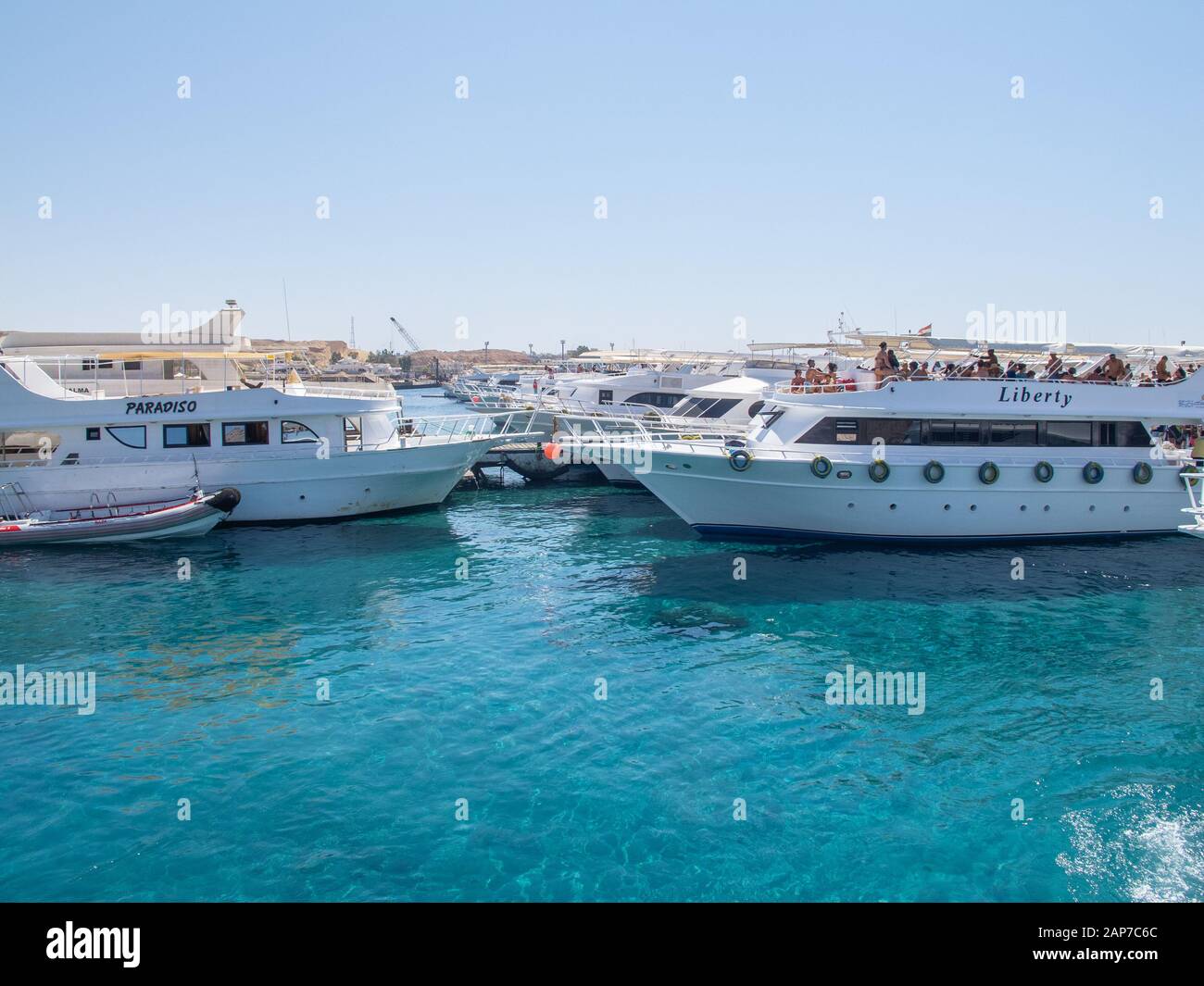 Travco Marina, Sharm el Sheik, Ägypten Stockfoto