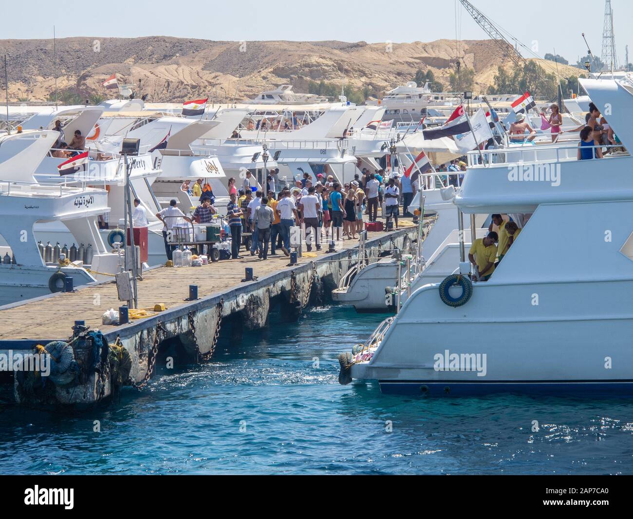 Travco Marina, Sharm el Sheik, Ägypten Stockfoto