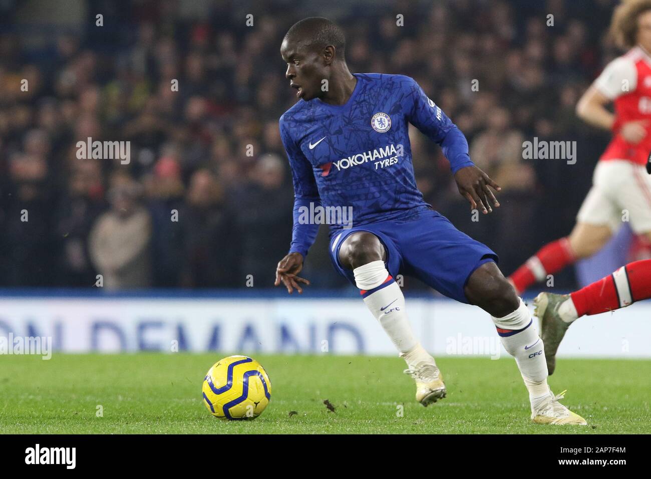 London, Großbritannien. Januar 2020. N'Golo Kante aus Chelsea beim Premier League-Spiel zwischen Chelsea und Arsenal an der Stamford Bridge, London am Dienstag, 21. Januar 2020. (Credit: Jacques Feeney / MI News) nur redaktionelle Verwendung. Credit: MI News & Sport /Alamy Live News Stockfoto