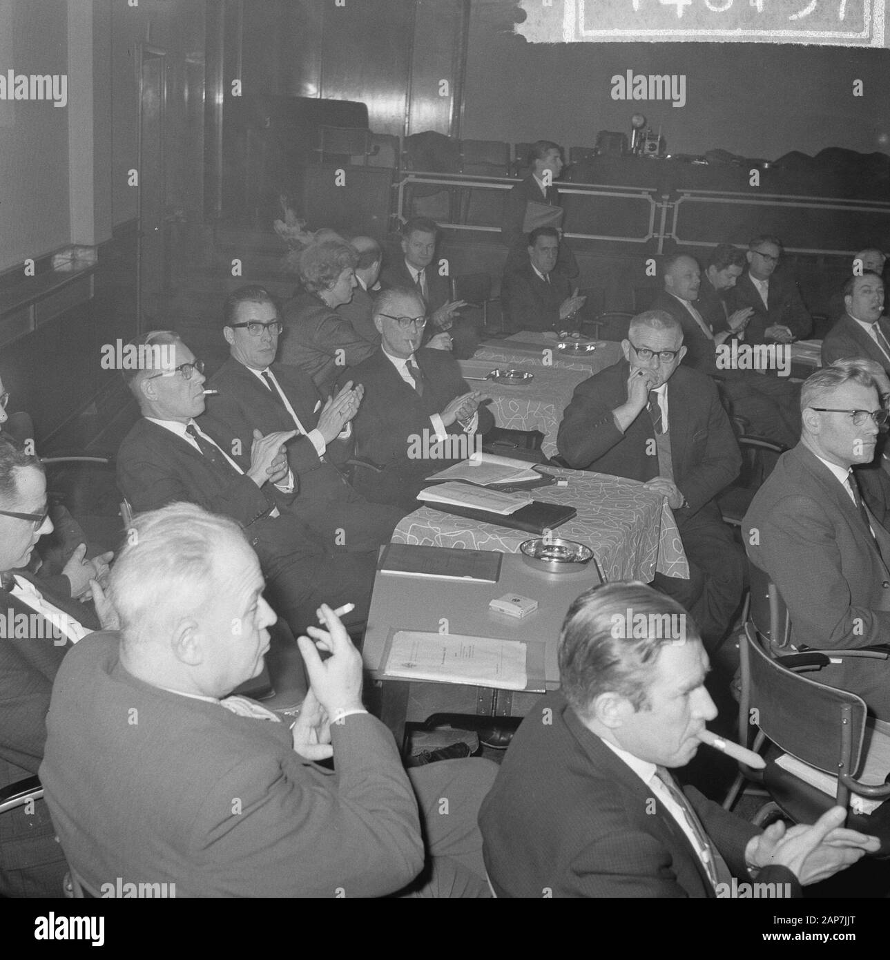 Vorstand 1962 Der KVP Datum: Dezember 15, 1962 Name der Klinik: KVP Stockfoto