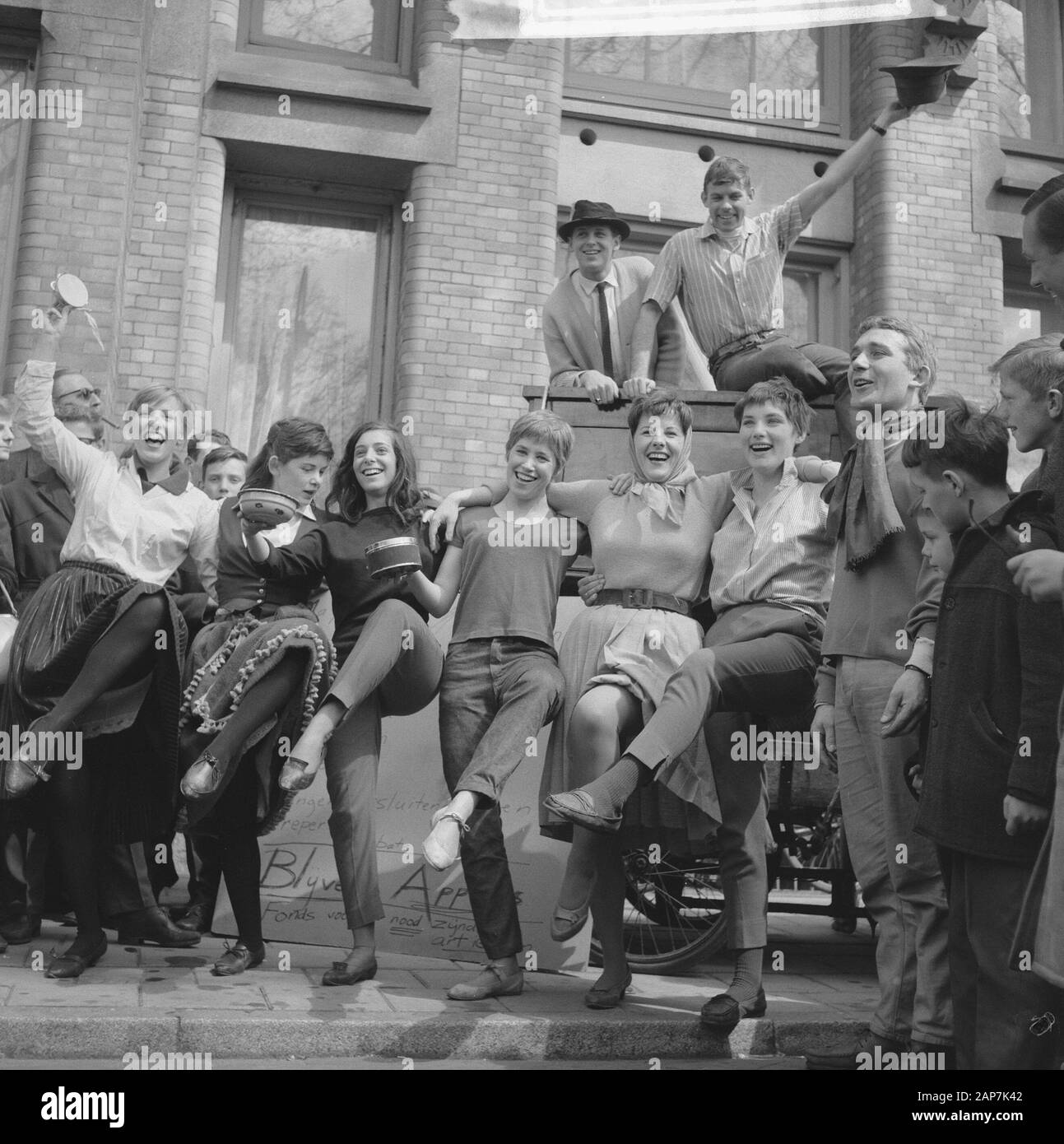 A.B.C. Kabarett (Auftraggeber De Telegraaf) Datum: April 30, 1962 Keywords: Kabarett, Kleinkunst Institution Name: Telegraph Stockfoto