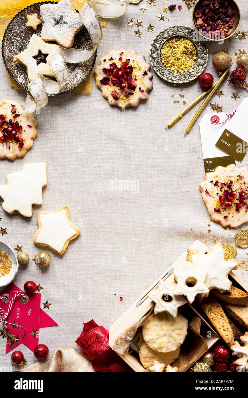 Christmas Special Cookie Geschenkbox Stockfoto