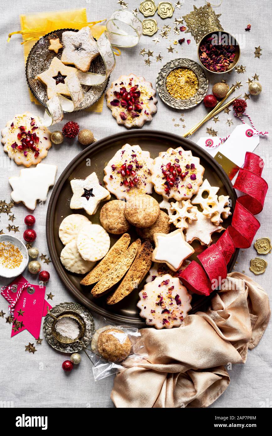 Christmas Special Cookie Geschenkbox Stockfoto
