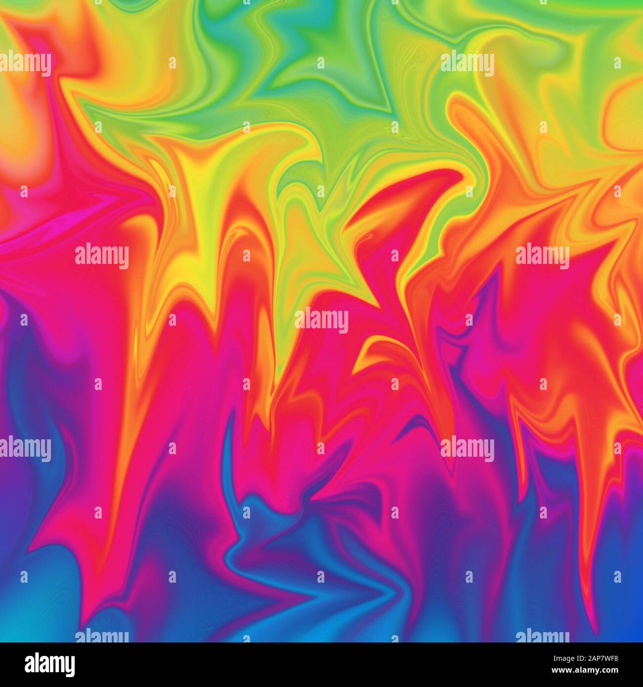 Ein abstraktes psychedelisches Wellenhintergrundbild. Stockfoto