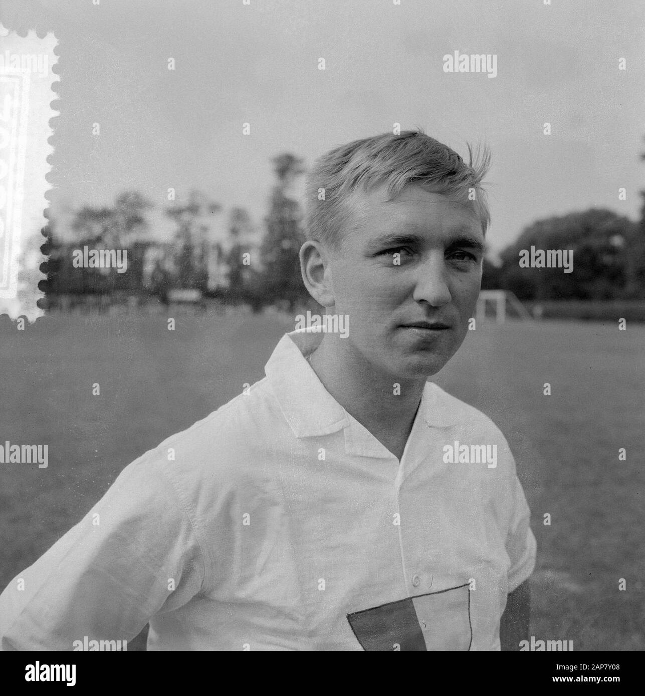 AJAX vs. Go Ahead 4-1, (Head) Ter Mois (Go Ahead) Datum: 23. August 1964 Schlüsselwörter: Sport, Name der Fußballeinrichtung: Go Ahead Stockfoto