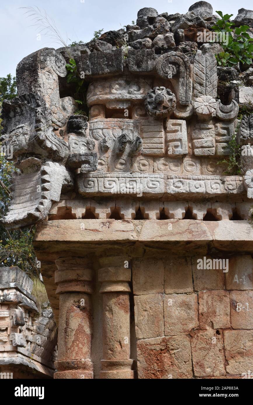Labna, Maya-archäologische Stätte, Yucatan Stockfoto