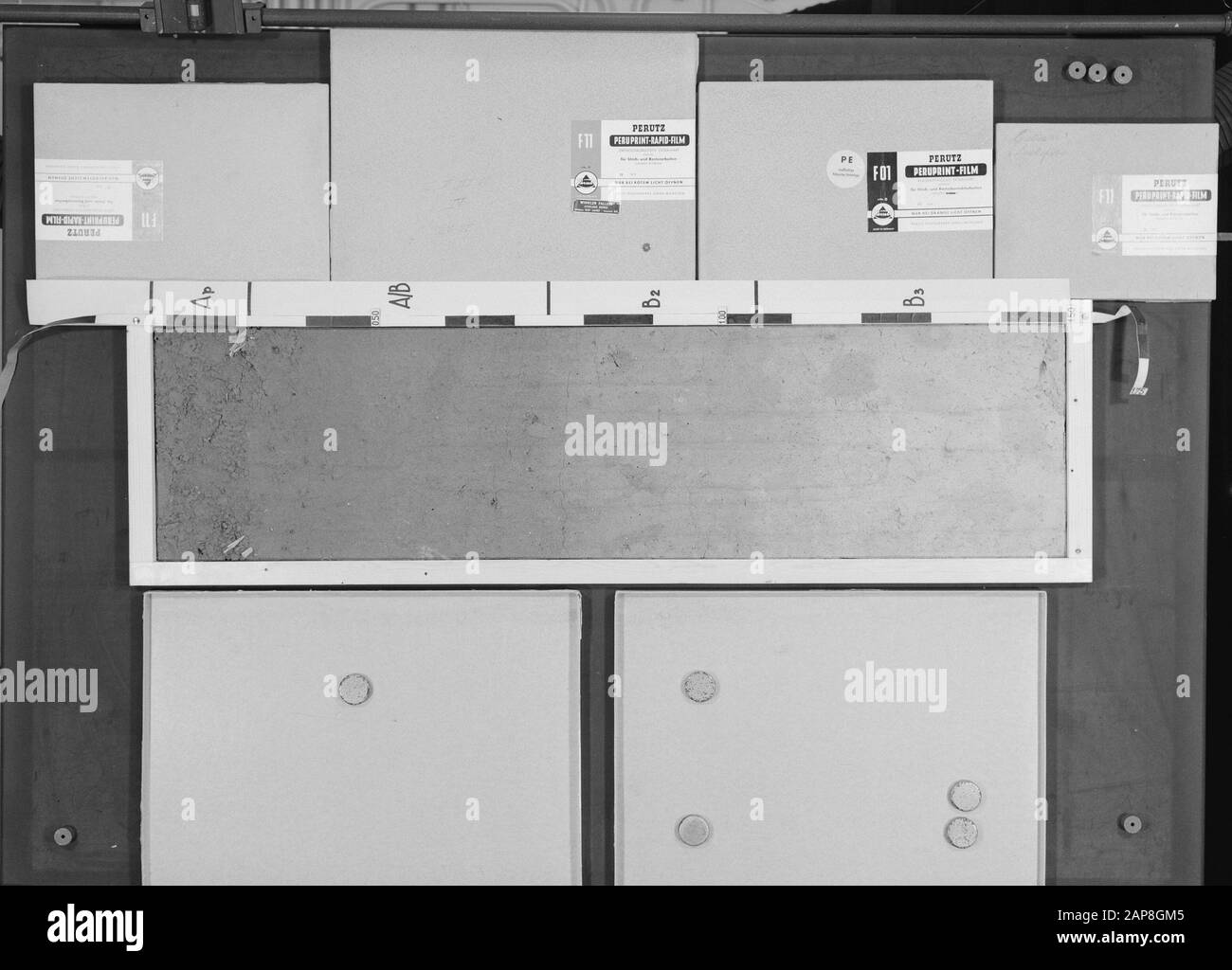Zugehörig zum Report Road and Hydraulic Engineering Datum: 1968 Schlüsselwörter: Klebeprofile, Anbaugeräte melden Stockfoto