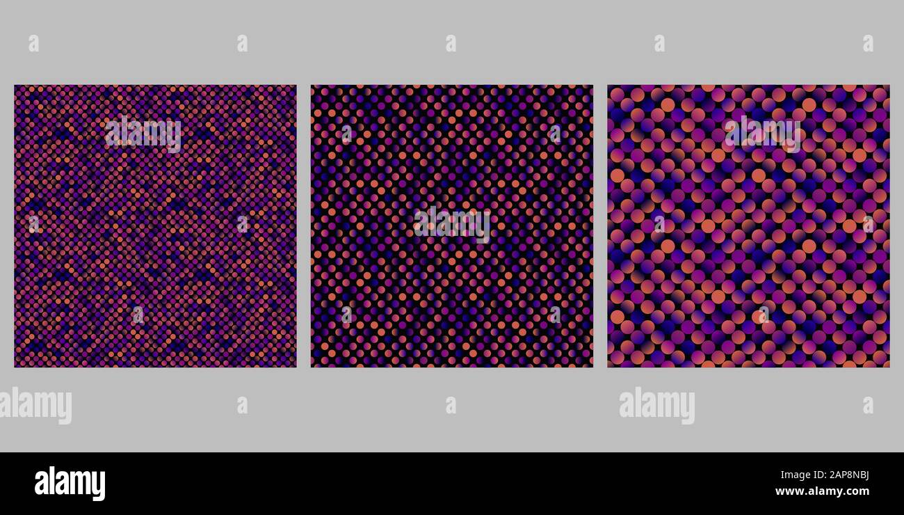 Geometrische Verlaufsstruktur - Hintergrunddesign mit nahtlosem Punktmuster - abstrakte Vektorgrafiken Stock Vektor
