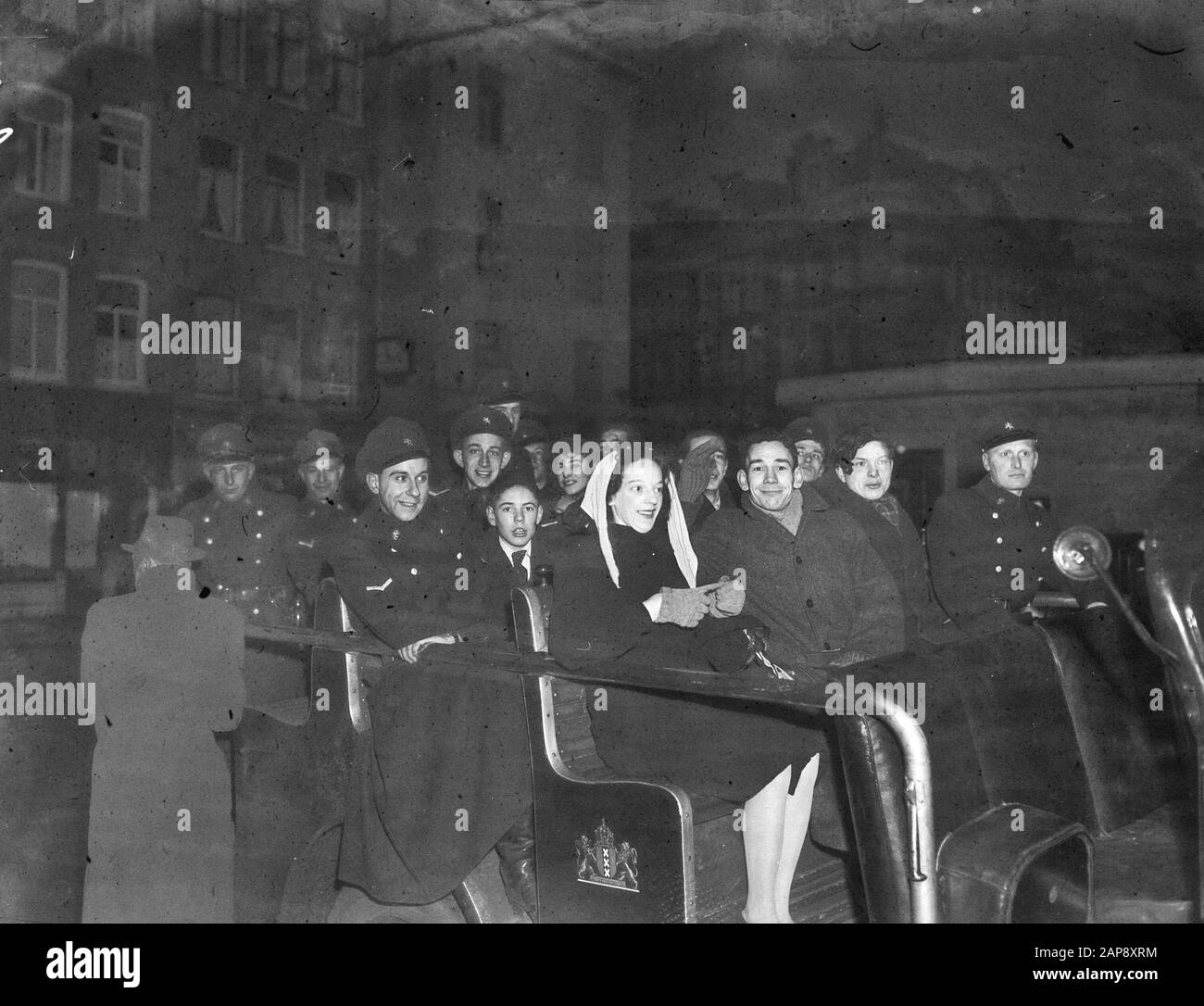 Anti-Treeplank-Aktion Datum: 2. Januar 1947 Stockfoto