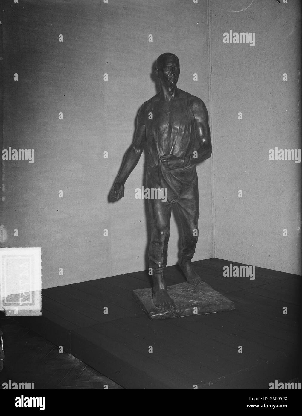 10 belgische Bildhauer Stedelijk Museum De Sower van Meunier Datum: 16. März 1951 Schlüsselwörter: Museen Stockfoto
