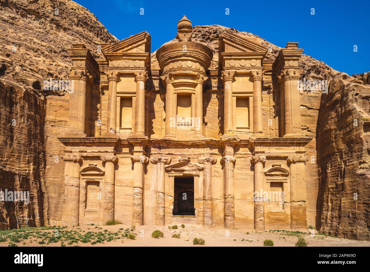 Ad Deir (das Kloster) an petra, jodan Stockfoto