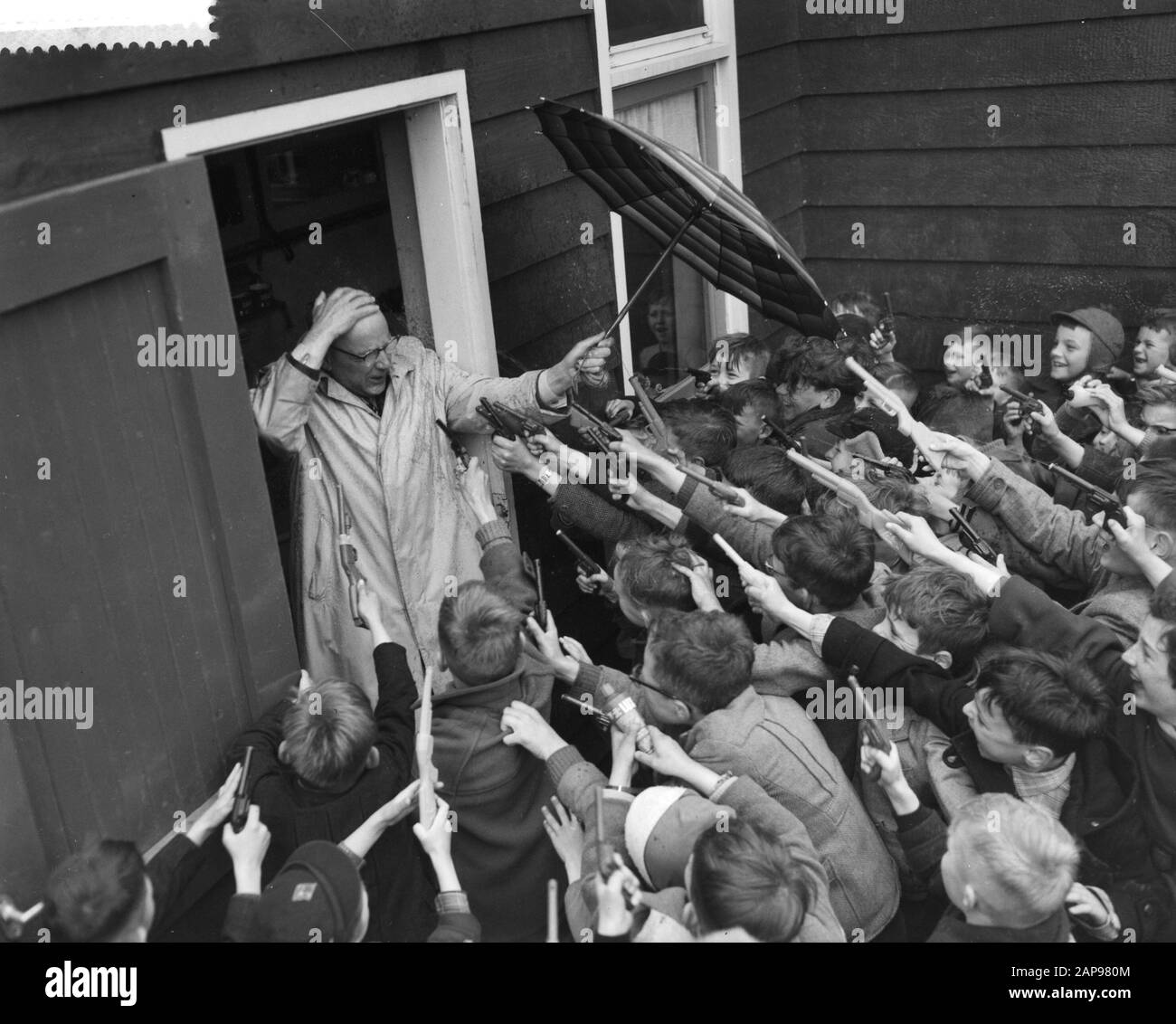 Bürgermeister Von Old Vossemeer mr. J. Versluys erklärte Outlaw Datum: 10. april 1959 Stockfoto