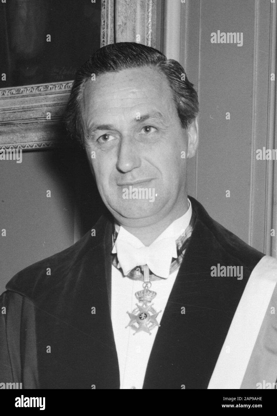 Ehrenprälat Dr. A. G. (Gerard) Brom in Löwen. November 1959; Stockfoto