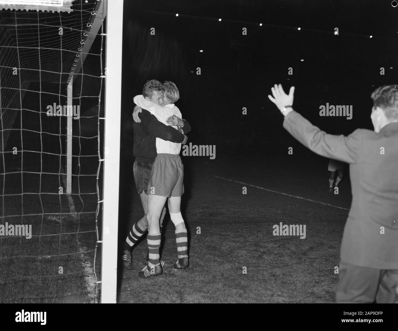 AJAX gegen Frederikstad 0-0 im Olympiastadion Datum: 7. september 1960 Ort: Frederikstad Institution Name: Olympiastadion Stockfoto