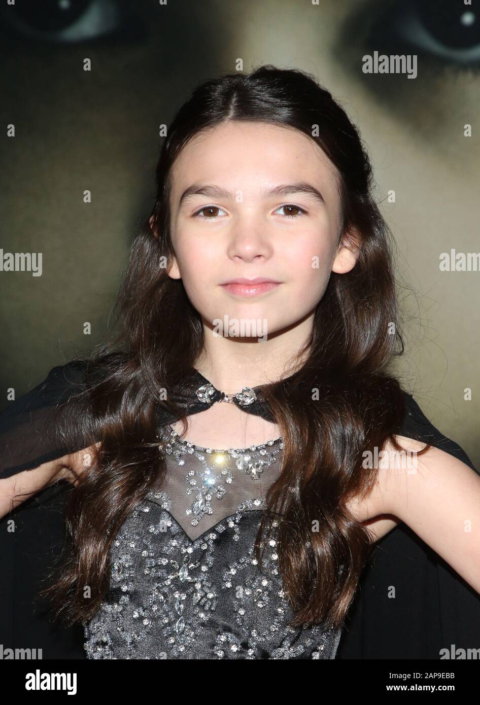 21. Januar 2020 - Hollywood, Kalifornien - Brooklynn Prince. Premiere Von Universal Pictures' 'The Turning' im TCL Chinese Theatre. (Kreditbild: © Fs/AdMedia über ZUMA Wire) Stockfoto