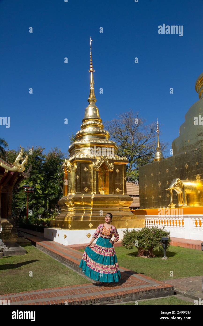 Buddhistischer Tempel Chiang Mai Thailand Stockfoto