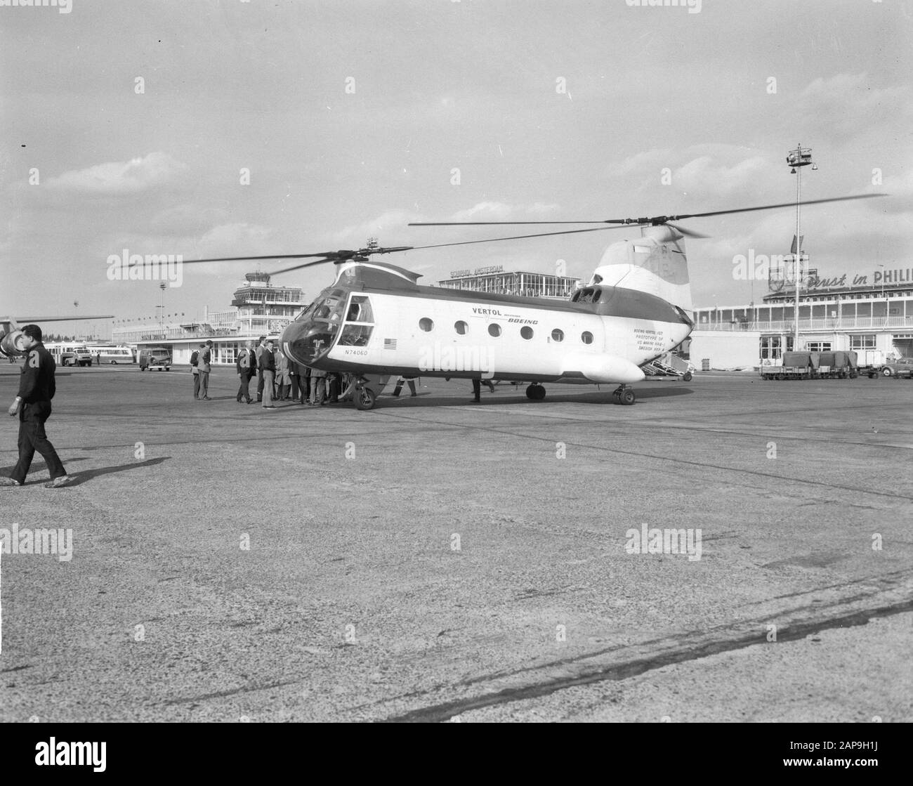 Boeing Vertol 107 Demonstrationsdatum: 6. Juli 1961 Schlüsselwörter: Demonstrationen Stockfoto
