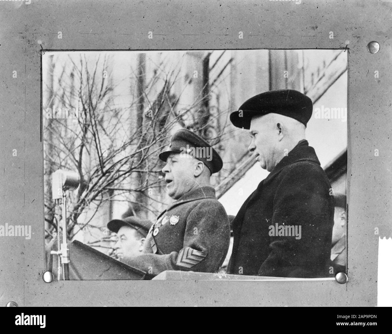 Chrusshew (Porträt) 1937 Datum: 4. Dezember 1962 Schlagwörter: Porträts Stockfoto
