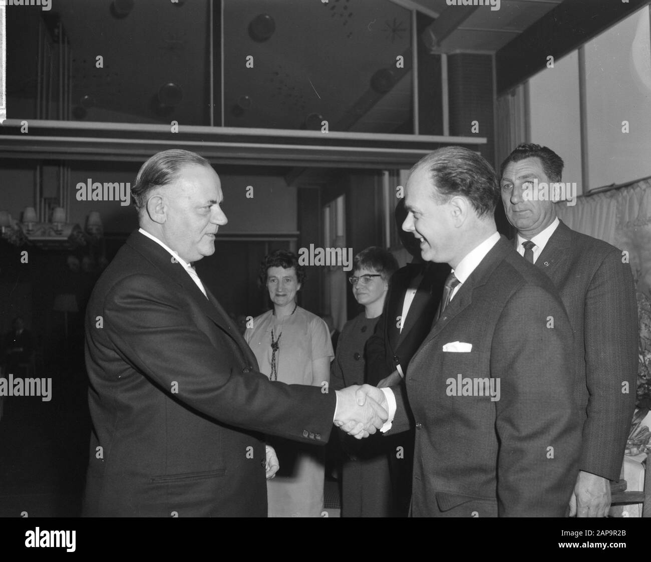 60. Jahrestag Amsterdamse Turnbond Datum: 16. Februar 1963 Stichwörter: Jubilea Stockfoto