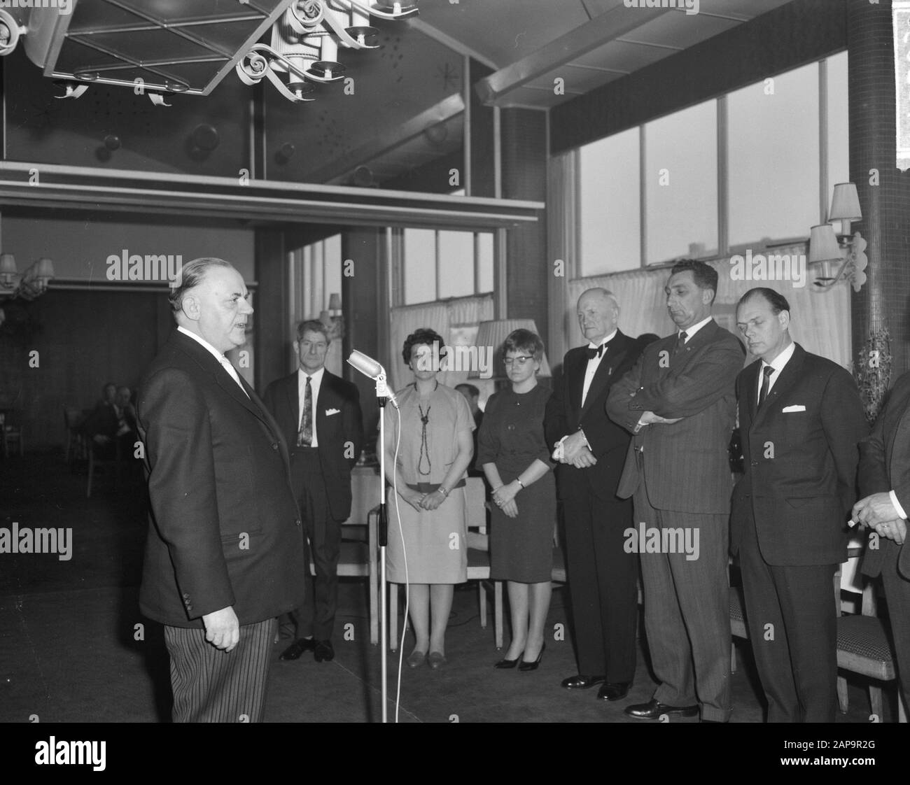 60. Jahrestag Amsterdamse Turnbond Datum: 16. Februar 1963 Stichwörter: Jubilea Stockfoto