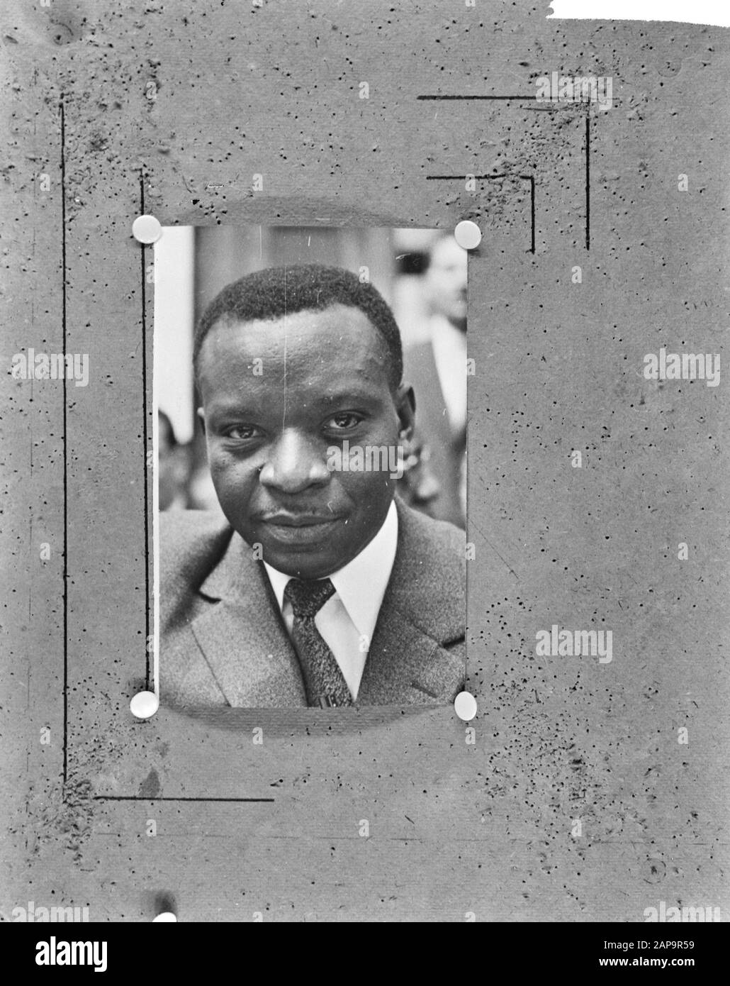 Adoela, präsident des Kongo Datum: 28. Februar 1963 Ort: Kongo-Schlüsselwörter: Präsidenten Stockfoto