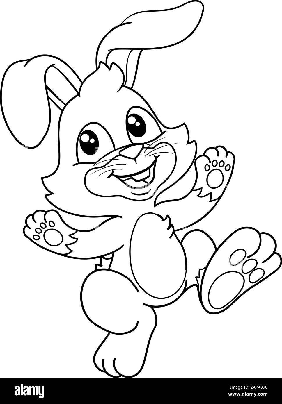 Osterhase Hase Cartoon Stock Vektor