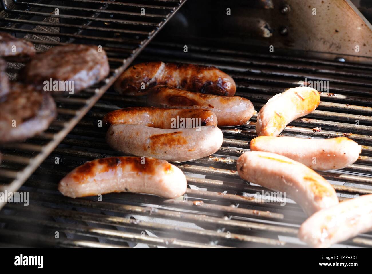 BBQ Hot Dogs Stockfoto