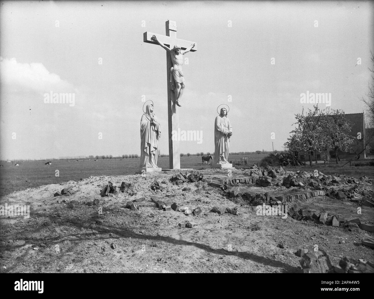 Bilder, Calvariengroep, Duivense Broek Datum: Undatierter Ort: Duivense Broek Schlüsselwörter: Bilder persönlicher Name: Calvariengroep Stockfoto