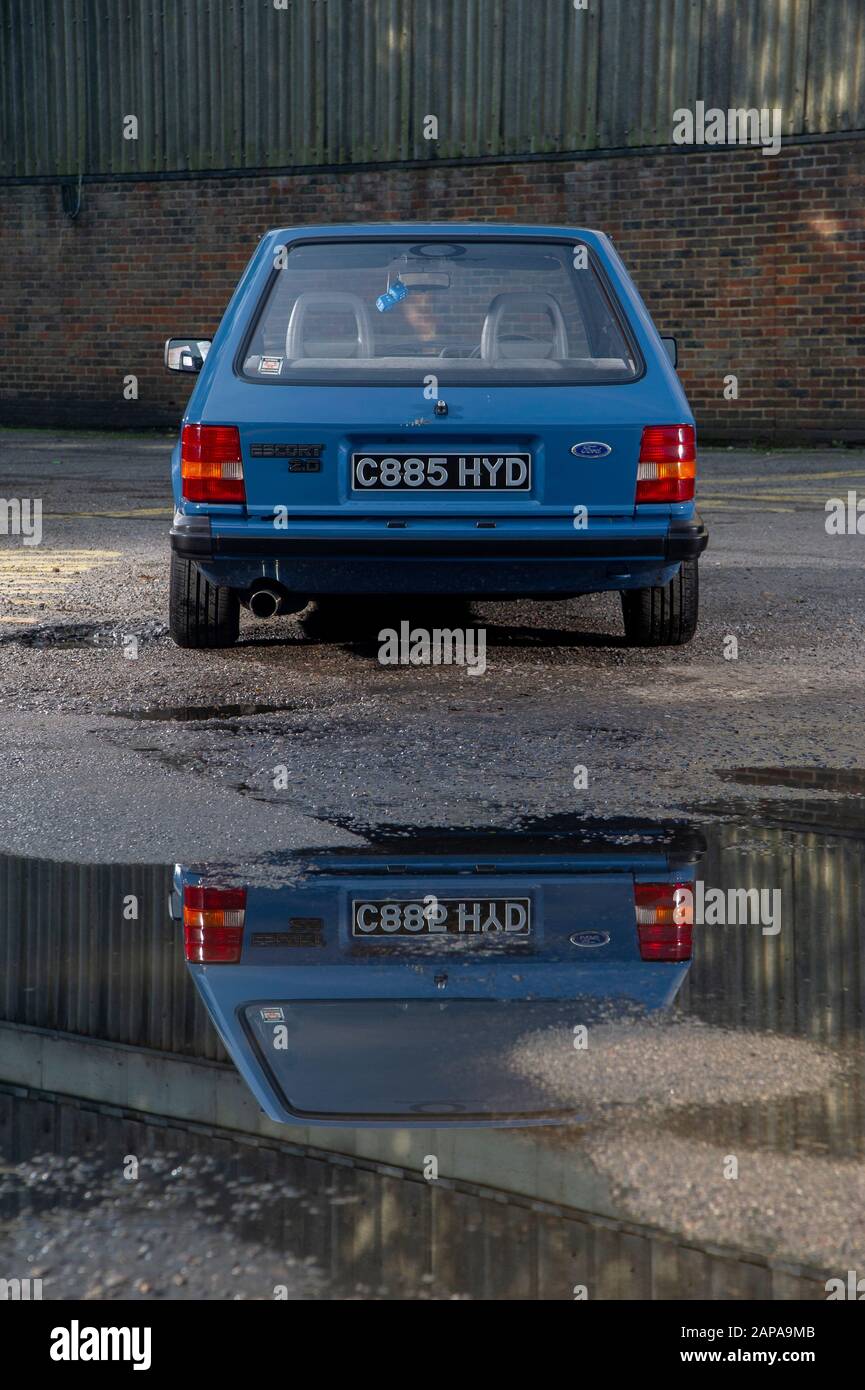 1985 Mark 3 Ford Escort Dreitürer Kombi Stockfoto