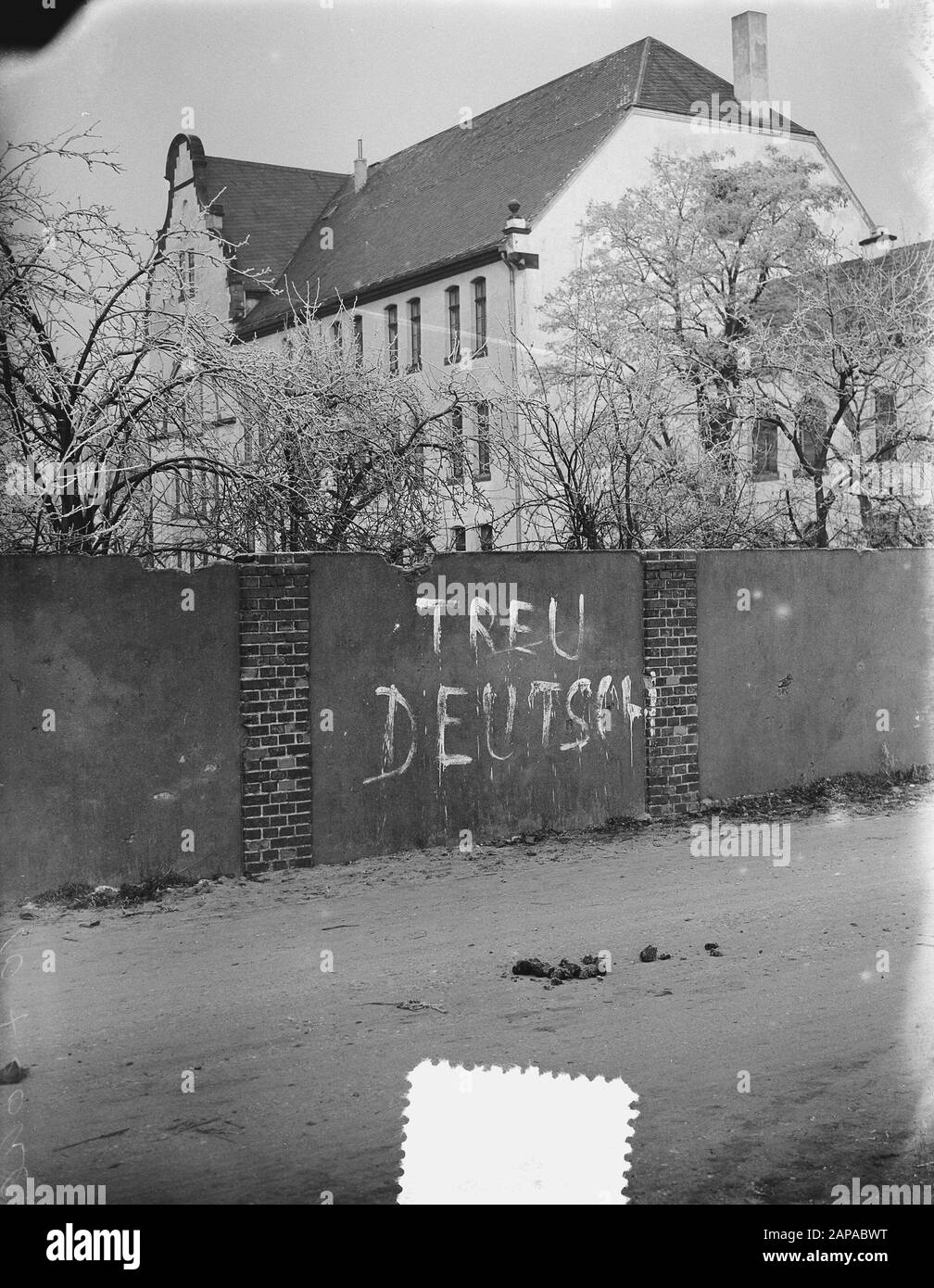 Besuch in Elten. Treu-Deutsch Datum: 15. Januar 1953 Ort: Elten Schlüsselwörter: Besuche Stockfoto