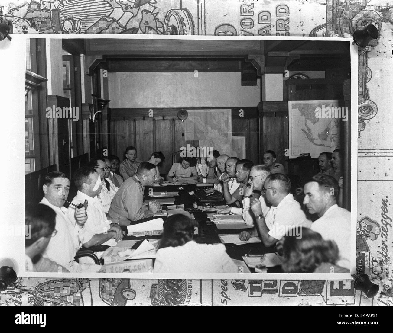 Generaldatum der Konferenz: 12. Oktober 1947 Schlüsselwörter: Konferenzen Stockfoto